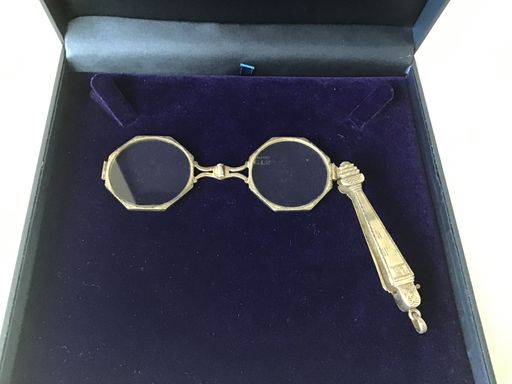 Antique Vintage Folding Lorgnettes Eye Glasses